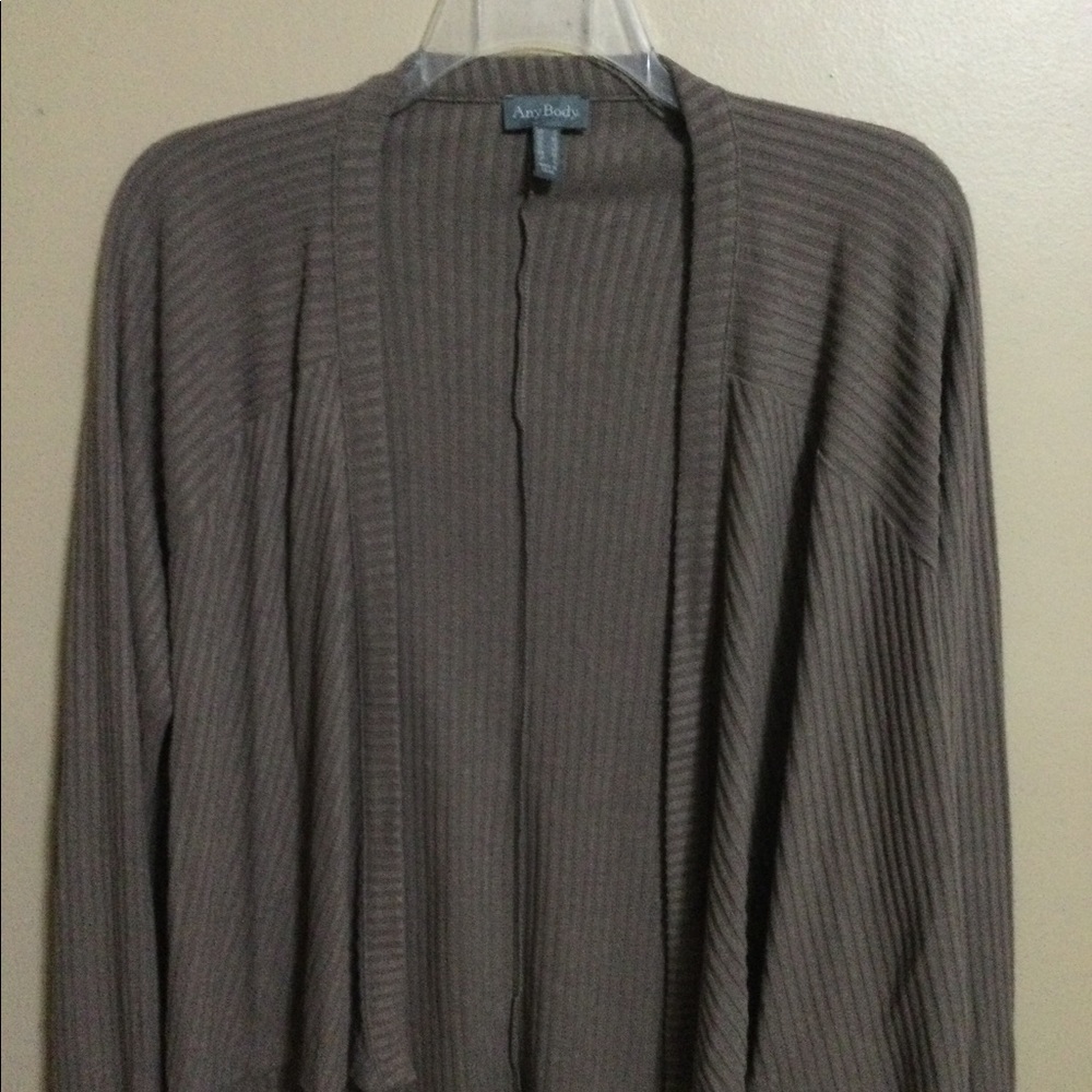Gently worn ribbed open front Sm